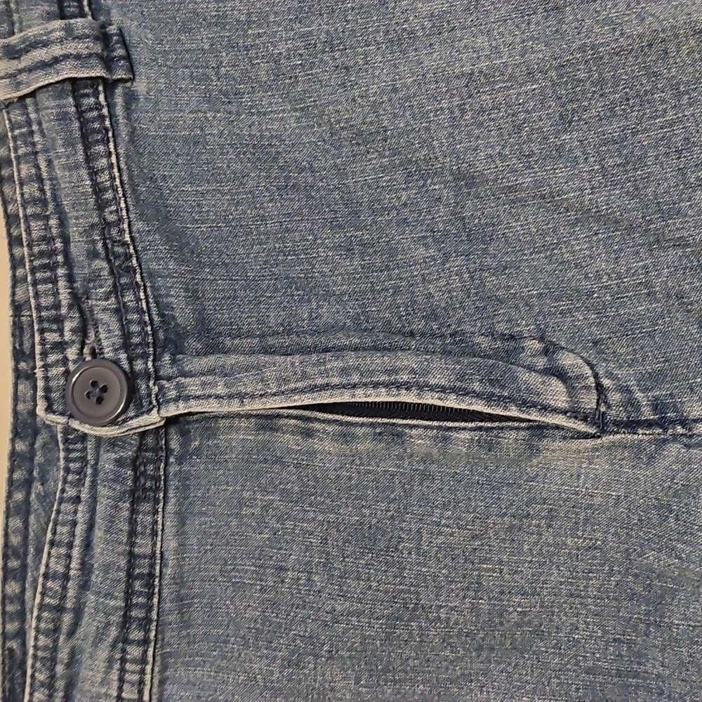 Vintage Light Blue Denimn Jean Shorts White Stag - Picture 5 of 10